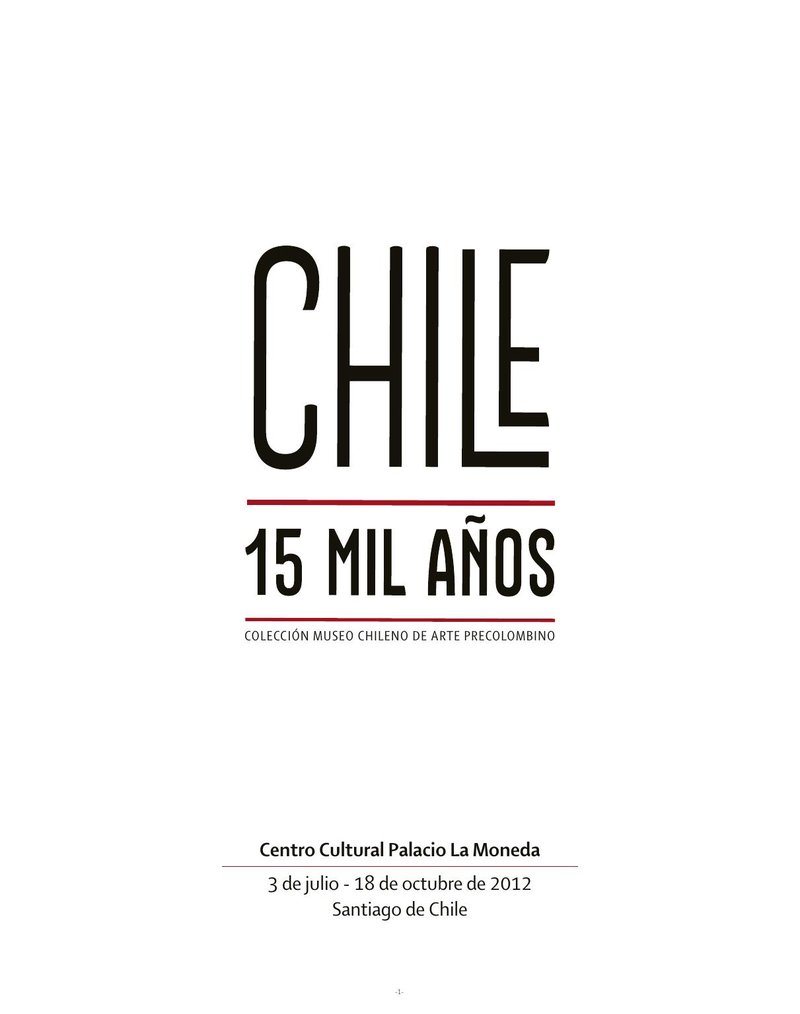 Chile 15 mil años cover